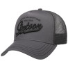 Casquette trucker STETSON baseball heritage anthracite : couleur - anthracite 15, Taille Réglable - de 55 à 62cm