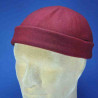 bonnet docker de couleur bordeaux en laine de caban : couleur - bordeaux, Taille Réglable - de 55 à 60cm