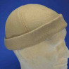 bonnet docker de couleur camel en laine de caban : couleur - camel-, Taille Réglable - de 55 à 60cm