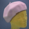 Béret femme basique Ø 27.90 cm : couleur - rose-51, diametre du plateau - 27,90cm.12", taille - 54 à 59cm