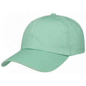 STETSON casquette visiére en coton turquoise upf 40