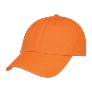 STETSON casquette visiére en coton orange upf 40