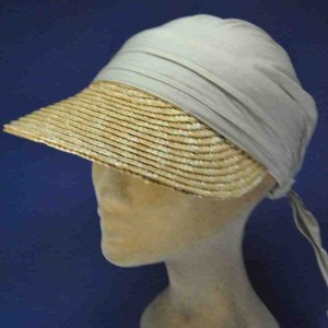 Casquette bandana femme haute protection solaire