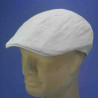 Casquette gatsby d'été en lin beige : couleur - beige, taille - 57cm