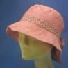 Chapeau bob fraise femme taille réglable : couleur - fraise, Taille Réglable - de 54 à 58cm