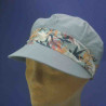 Casquette femme fond plat coton organic océan : couleur - ocean, Taille Réglable - de 54 à 58cm