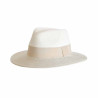 Chapeau ivoire stone haute protection solaire anti UV femme : couleur - ivoire-stone, Taille Réglable - de 54 à 58cm lien intérieur