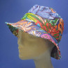 Chapeau de pluie imperméable feuille multicolore femme : couleur - feuille, taille - 55cm