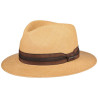 Chapeau Panama marron STETSON homme et femme :  garniture - marron, couleur - naturel, taille - Xl.60.61cm