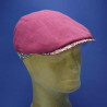 Casquette mode d'été en coton bio framboise : couleur - framboise, taille - 57cm