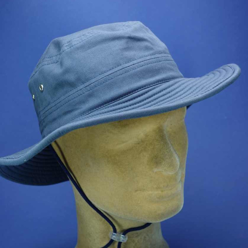 Chapeau baroudeur rando en coton bleuet | Chapeau anti-UV mixte