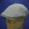 Casquette 6 cotes beige lin et coton homme : couleur - beige, taille - 61cm