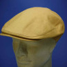 Casquette homme mode d'été en lin ocre : couleur - ocre, Mixte - Homme et Femme, taille - 55cm