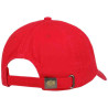 STETSON casquette visiére baseball en coton rouge  upf 40 : couleur - rouge, Taille Réglable - de 55 à 62cm