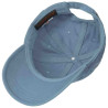 STETSON casquette visière baseball en coton bleu clair upf 40 : couleur - bleu-25, Taille Réglable - de 55 à 62cm