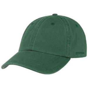 STETSON casquette visière baseball en coton vert sapin upf 40