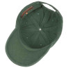 STETSON casquette visière baseball en coton vert sapin upf 40 : couleur - vert sapin 62, Taille Réglable - de 55 à 62cm