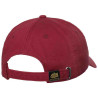 STETSON casquette visière baseball en coton bordeaux  upf 40 : couleur - bordeaux, Taille Réglable - de 55 à 62cm