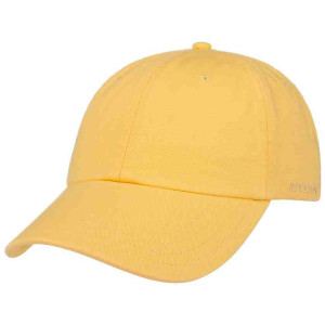 STETSON casquette visière baseball en coton jaune upf 40