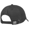 STETSON casquette visière baseball en coton noir upf 40 : couleur - noir, Taille Réglable - de 55 à 62cm