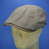 Casquette coton brooklyn taupe été pour homme UPF 50 : couleur - taupe, Mixte - Homme, taille - 55cm