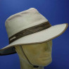 chapeau auckland de randonnée en coton beige homme et femme : couleur - beige, Mixte - Homme et Femme, taille - M.56.57cm