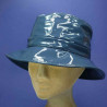 Chapeau réglable imperméable pvc bleu pour femme : couleur - bleu-02, Mixte - Femme, Taille Réglable - de 54 à 57cm