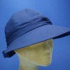 casquette réglable navy très longue visière femme lin : couleur - navy, Mixte - Femme, Taille Réglable - par lacet de 54cm à 59cm