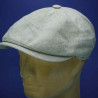 Casquette irlandaise beige lin peaky blinders homme : couleur - naturel, Mixte - Homme, taille - M.56.57cm