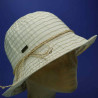 Chapeau bob cloche naturel été femme : couleur - naturel, Mixte - Femme, Taille Réglable - de 54 à 58cm lien intérieur