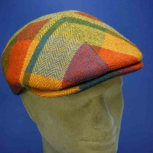 casquette haut de gamme gatsby harris tweed homme patch