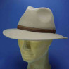 chapeau flechet feutre de laine castor : couleur - castor, taille - 59cm