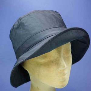 chapeau de pluie navy femme imperméable grand bord