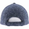 Casquette bleu baseball chiné imperméable hermann : couleur - bleu , Mixte - Homme et Femme, Taille Réglable -  de 54cm à 61 cm