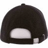 Casquette baseball velours noir homme et femme hermann : couleur - noir, Mixte - Homme et Femme, Taille Réglable -  de 54cm à 61 cm