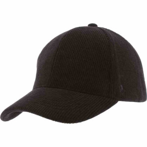 Casquette baseball velours noir homme et femme hermann