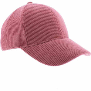 Casquette baseball velours rose homme et femme hermann