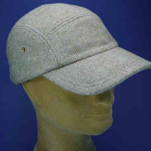 Casquette beige rose baseball laine et polyester MTM