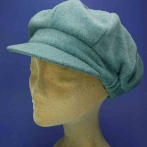 Gavroche casquette femme  polyester polaire vert d'eau