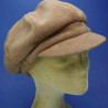 Gavroche casquette femme  polyester polaire camel : couleur - camel-, taille - elastiqué de 54 cm à 58 cm