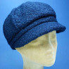 Gavroche casquette femme bouclette polyester navy : couleur - navy-, Mixte - Femme, taille - elastiqué de 54 cm à 58 cm