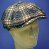 Casquette irlandaise peaky blinders laine marron alfonso d'este : couleur - marron 0, taille - M.56.57cm