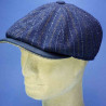 Casquette irlandaise peaky blinders laine bleu alfonso d'este : couleur - bleu marine 5, taille - M.56.57cm