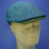 Casquette anglaise laine cachemire vert alfonso d'este : couleur - vert , taille - M.56.57cm