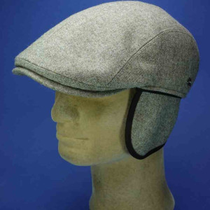 Casquette formée hiver avec protége oreilles et protége nuque beige gottmann