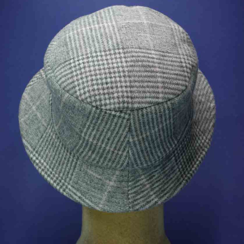 Chapeau Bob Large En Coton Blanc Nyls Création - Taille Unique Avec Ficelle Réglable Myxjack