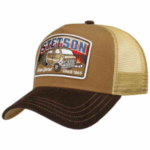 Casquette STETSON trucker cap camper marron