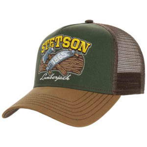 Casquette STETSON trucker cap lumberjack kaki