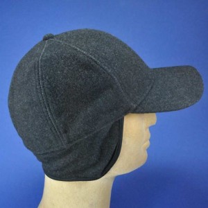 Stetson casquette laine protége oreilles anthracite