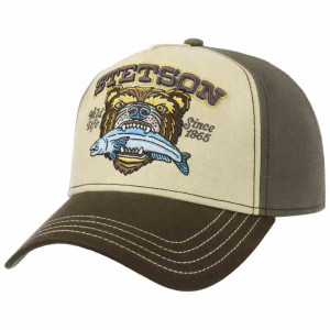 Casquette STETSON trucker cap wild life marron